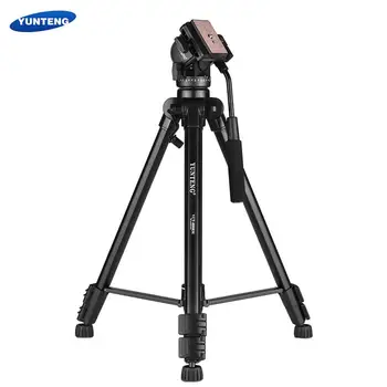 YUNTENG VCT-880 Portable Aluminum Alloy Tripod With 2-Way Damping Ball Head for Can0nn Nikk0n S0nny DSLR Camera detail image