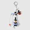 1 blue wizard keychain