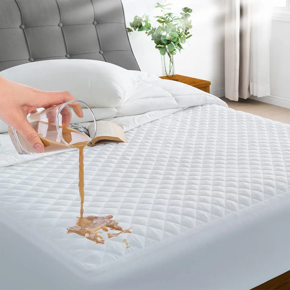 Стеганый водонепроницаемый матрас защитный чехол от постельных клопов детский