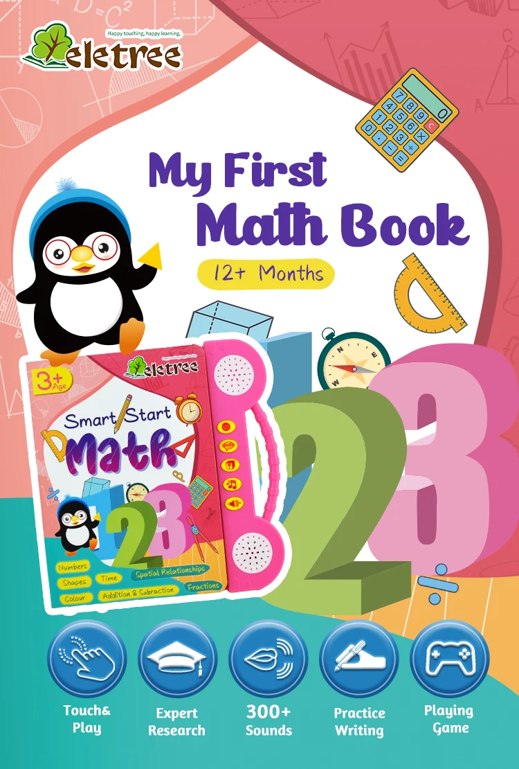Baby Math English Drawing Early Learning Toys Montessori Busy Phonics ...