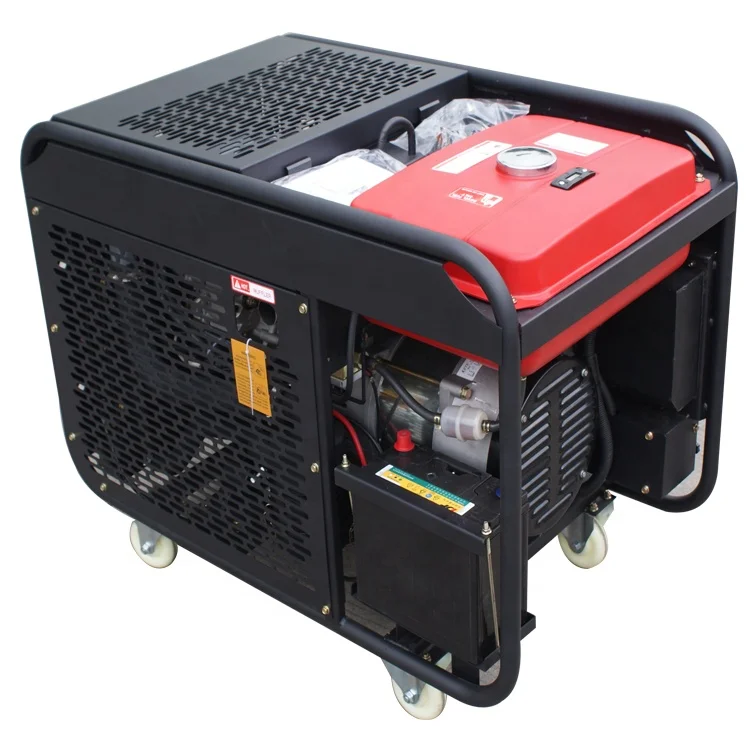 BISON 10 Kva Silent Diesel Generator 3 Phase 4 Wire 10Kva Diesel Generator Price Ac 3 Phase