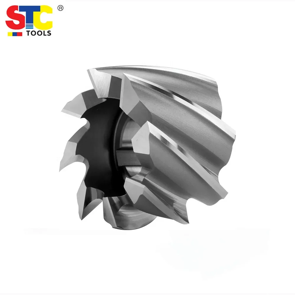 Din841 Shell End Mill Cutter Semicoarse Teeth Type N HSS High Speed Steel Carbide End Mill Cutter CNC Machine Tool