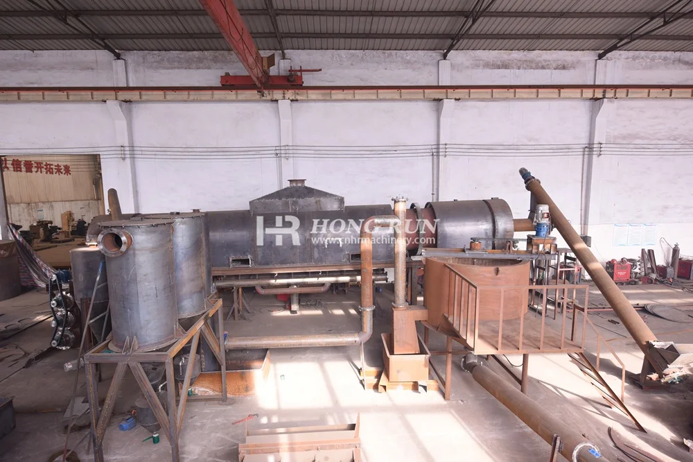 Continuous Rotary Biochar Charcoal Kiln Carbonization Furnace Stove ...
