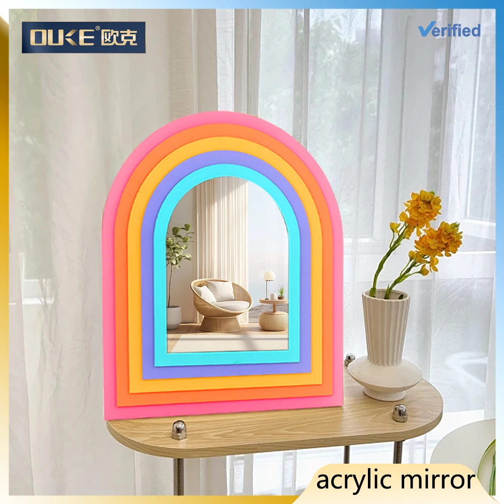 Factory Custom Wall Mounted Acrylic Mirror Panels Can Be Used In