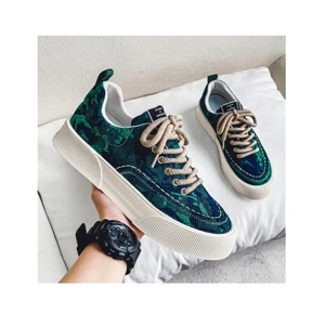 2026 New Spring Burst Shoes Thick Sole Printing Male Fashion Niche Design