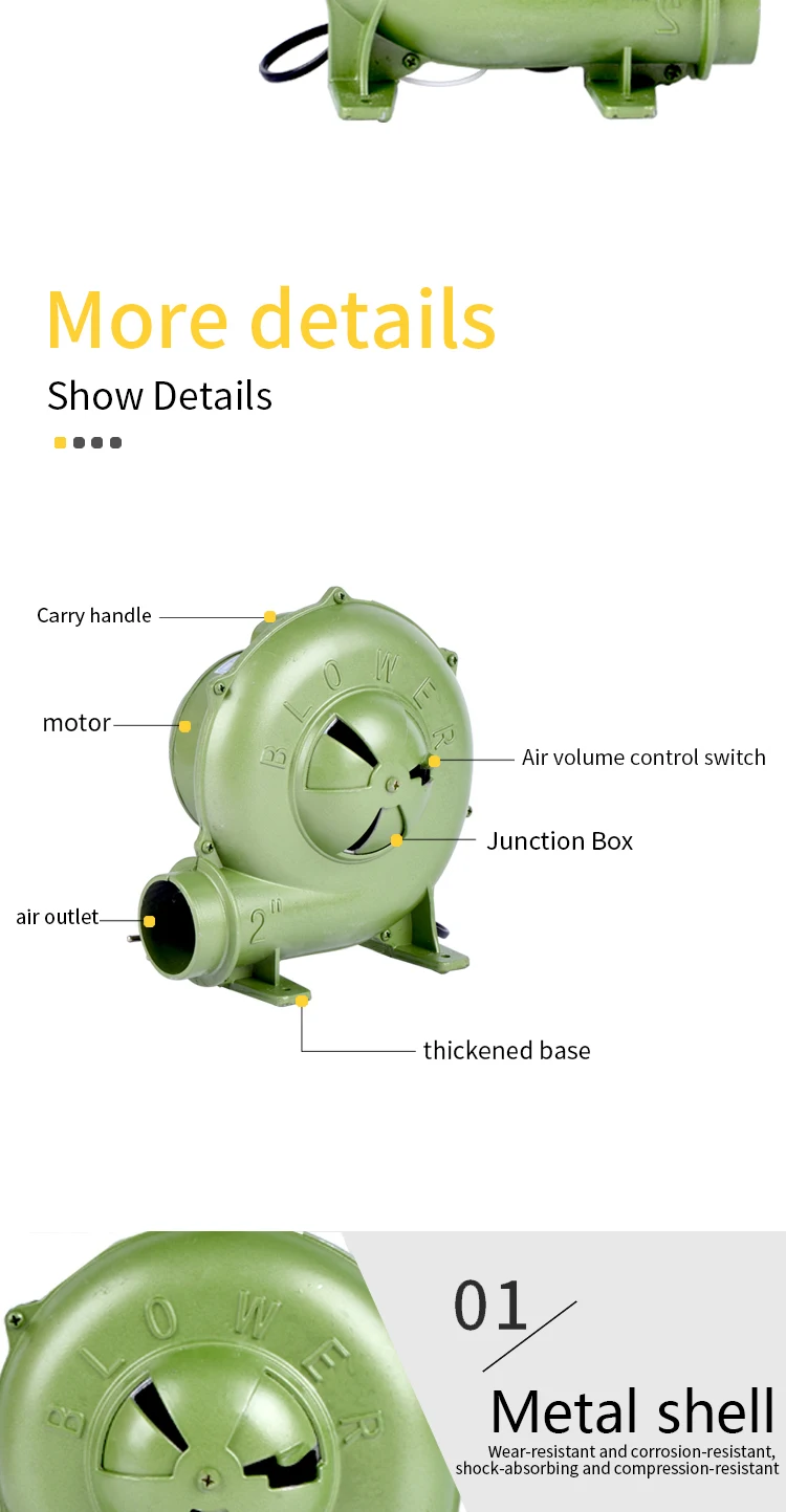 Centrifugal Blower, Copper, 220V - detail 10