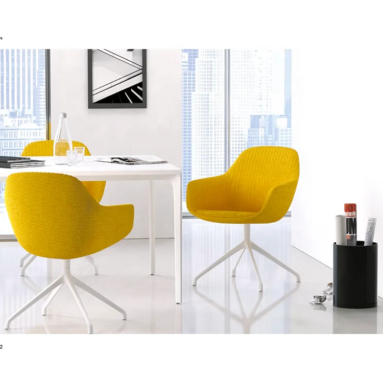 Nordic Creative Home Simple Modern Dining Chair Fabric Designer Iron Backrest Sales Department Leisure Negotiation Chair