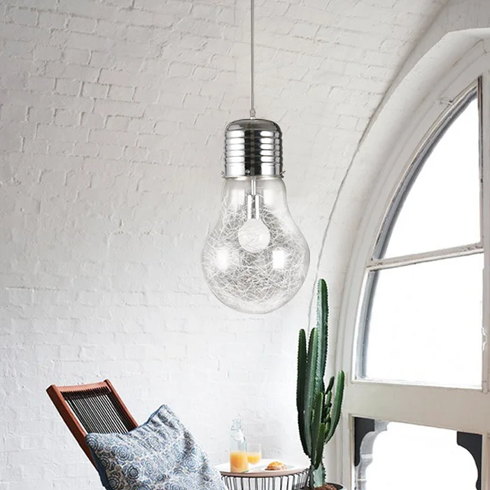 Modern Edison Glass Bulb Pendant Lights Nostalgic Indoor Lighting with Stylish Lamp Chandeliers