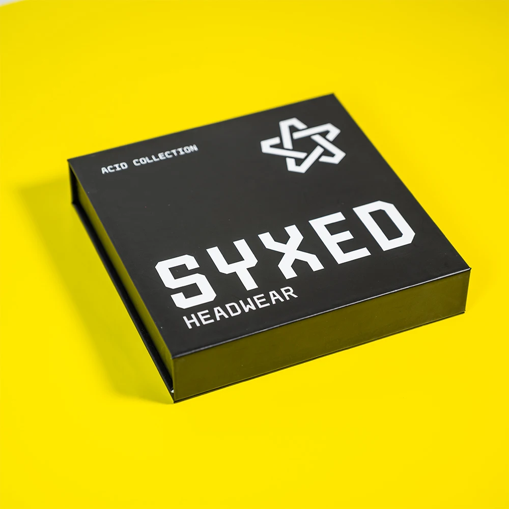De-luho Pasadyang logo Matigas na Karton Bronzing Elektronika Negosyo Aklat na Hugis Magnetic Closure Regalo Box