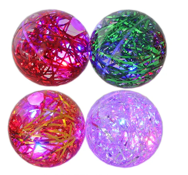 Light up Glitter Bounce Ball - Fun for All Ages
