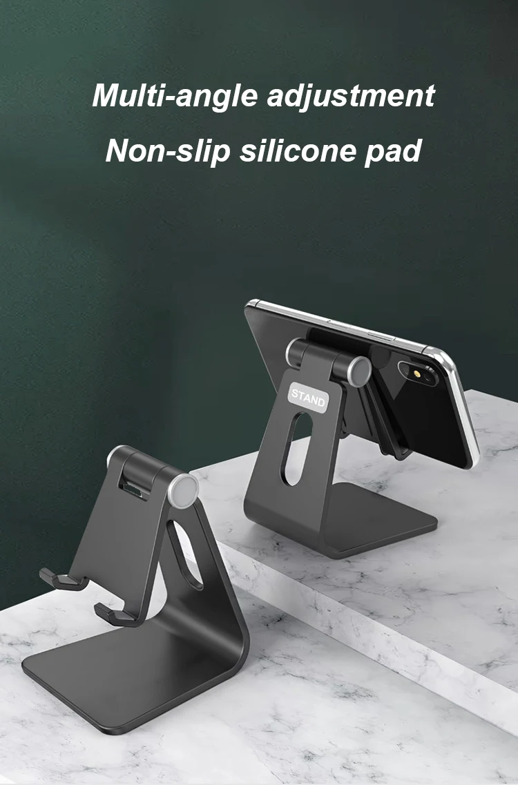 New Arrival Cheap ABS Plastic Desk Universal Cell Phone Holder Portable Waterproof Mobile Phone Stand