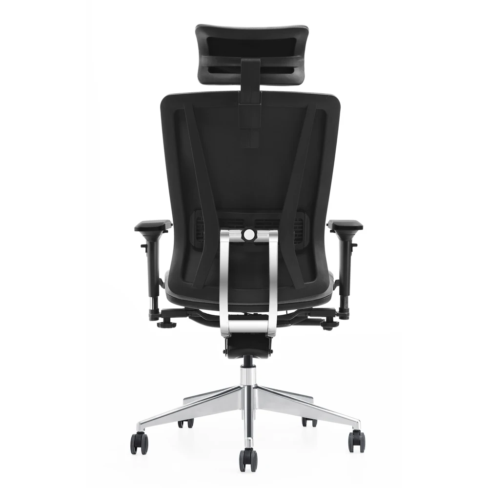 Elegant Modern Design Office Chair With Comfortable Ergonomic Seating Adjustable Headrest Swivel Feature Office Furniture