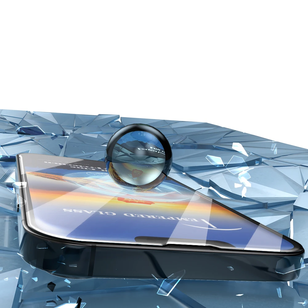 Mietubl Hot Sale 9H HD Colorful full screen full glue glass for iphone Tempered Glass Screen Protector For smartphone