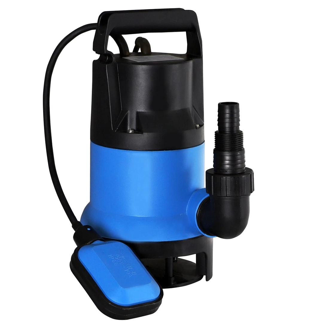 
 Пластиковый корпус 1hp канализационный садовый мини погружной водяной насос с плавающим переключателем  