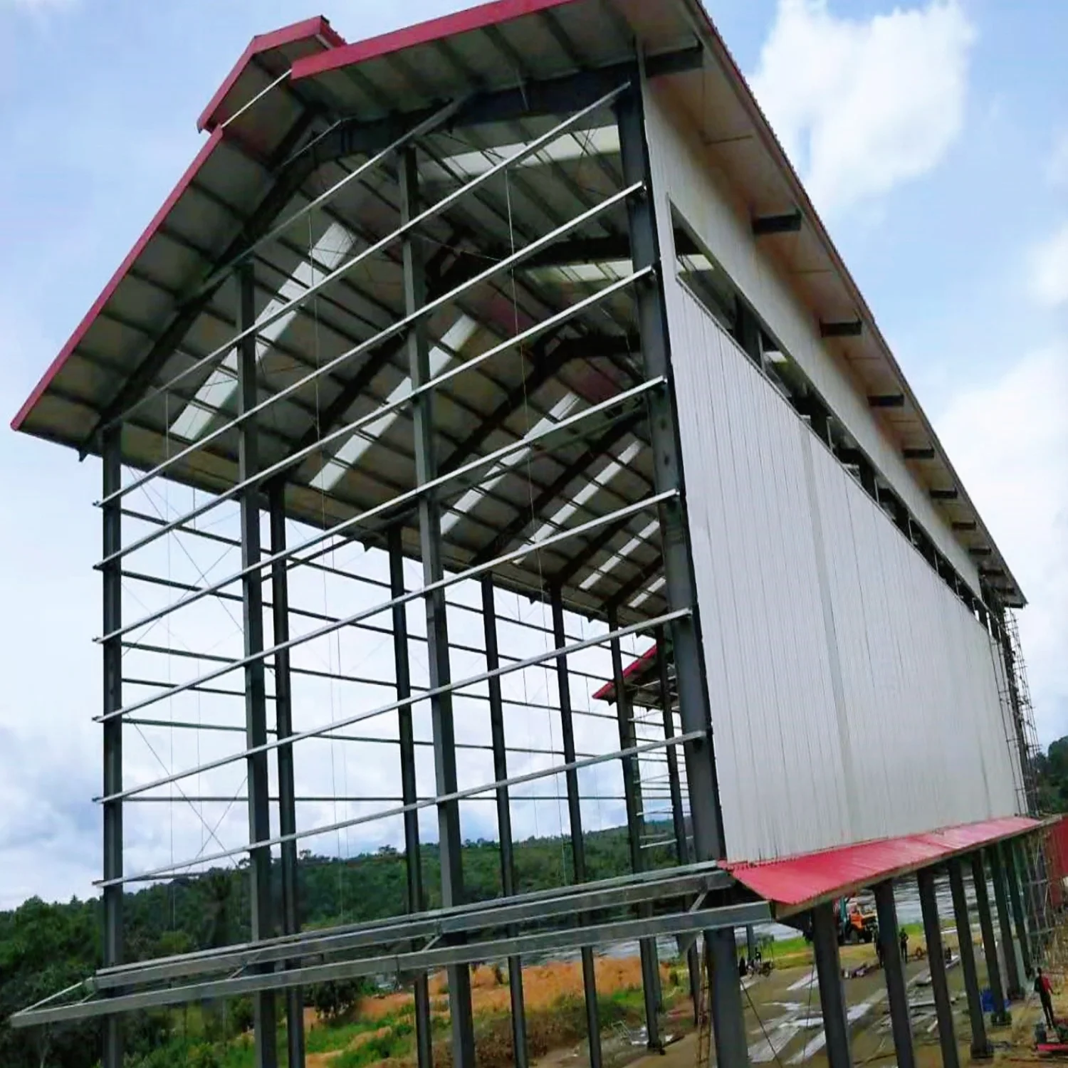 Detachable Low Cost Design Steel Structure Prefab Steel Warehouse  Industriales Galpon Pollos Modulares De China