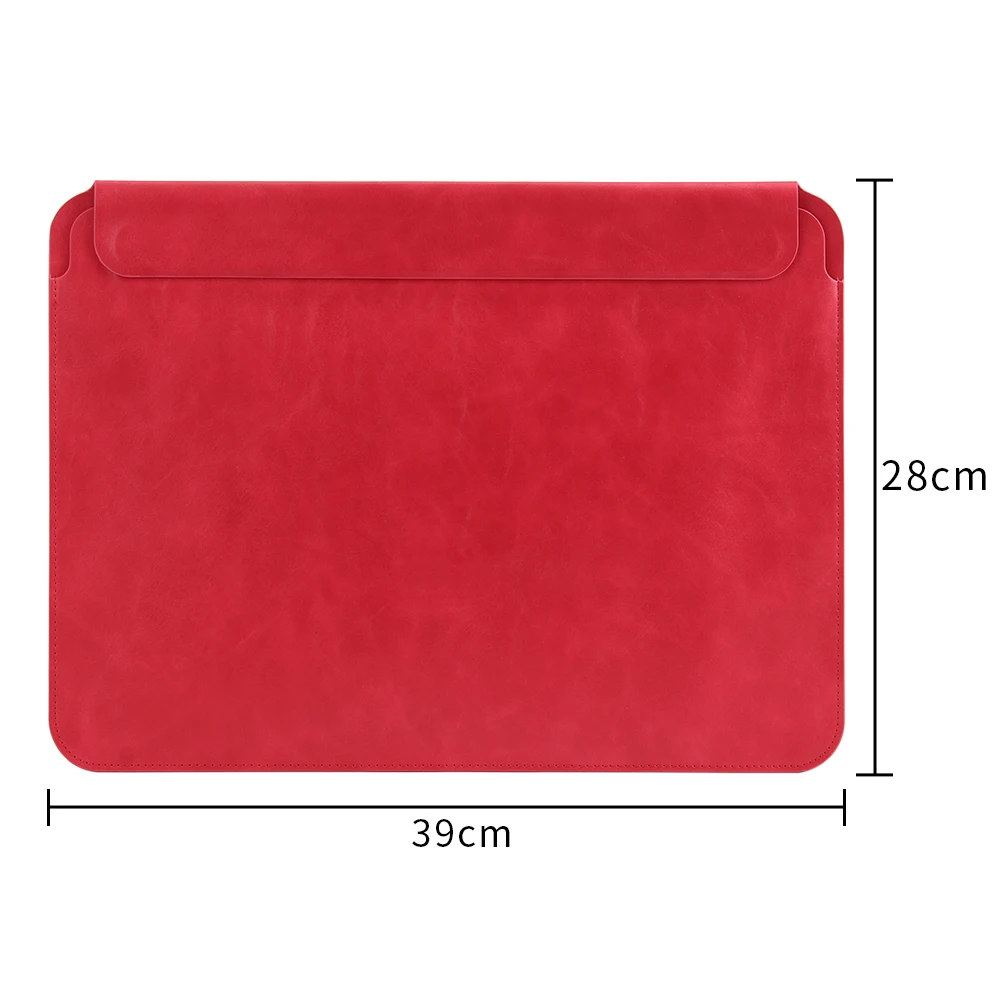 Multifunctional Lightweight Laptop Sleeve Premium Pu Leather Pebble