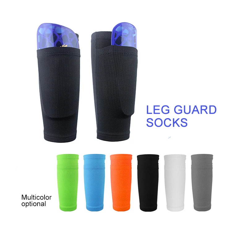 Изготовленные на заказ легкие рукава до икры, противоударные футбольные Защитные носки, защитное снаряжение для футбола