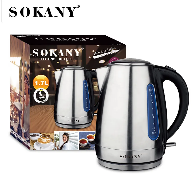 Sokany Durable Water Fast Boiling Tea Kettle Stainless Steel