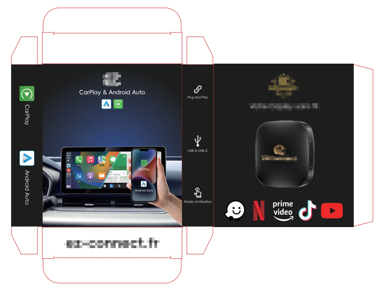 CARLINKIT ANDROID 13 Wireless Apple Carplay Android Auto Multimedia
