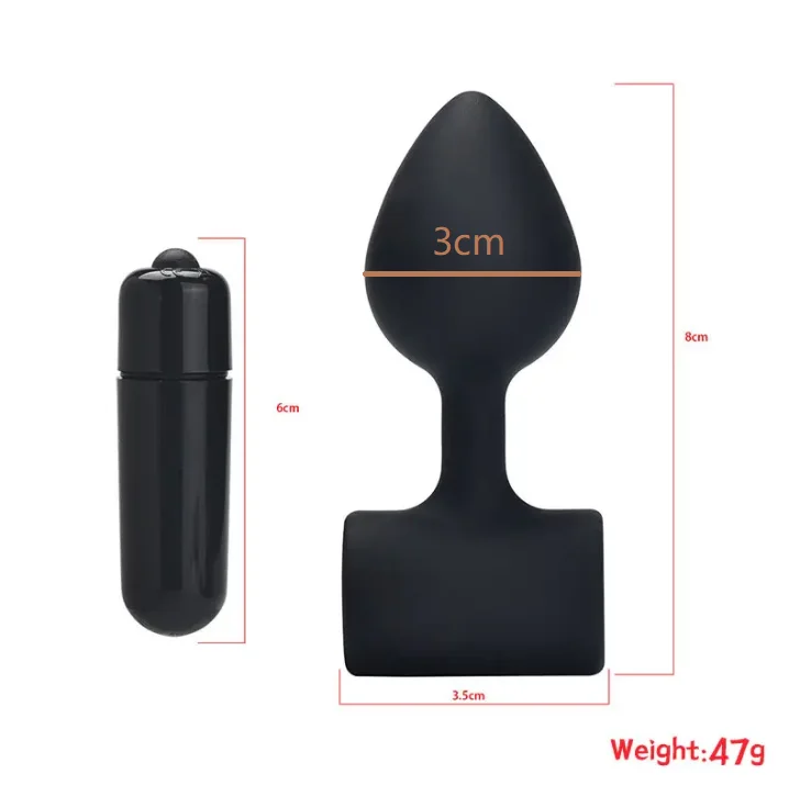 Anal vibrator plug specifications table and features