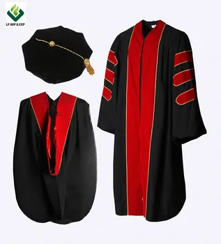 Wholesale Doctoral Graduation Gown/phd Gown/doctoral Robe Suit Custom ...