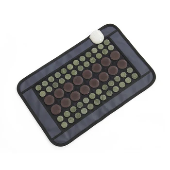 Far Infrared Heating Pad Tourmaline Ceramic Electric Thermal Massage Mat Body Green Jade Stones Mattress