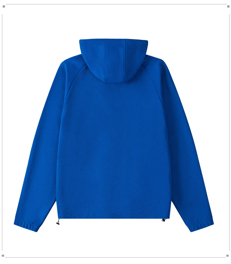 Wholesale Spring And Autumn Casual Hoodie Knitting Full Zip Up Hoodie Wear Outside High Quality 5964