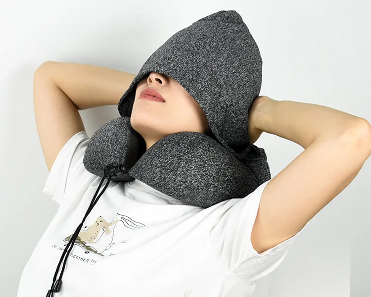 Travel Pillow with Hoodie Image 5
