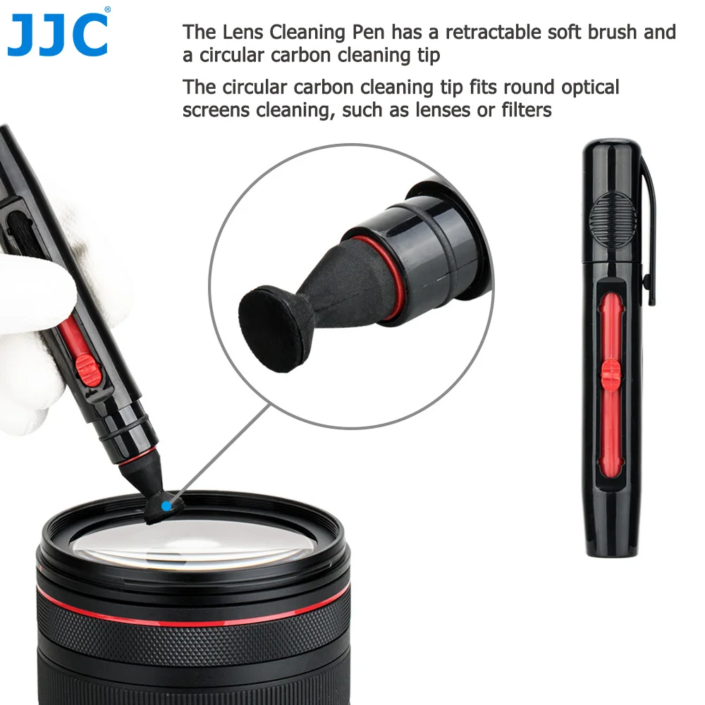 JJC CL-3(D) 3-in-1 Camera Cleaning Kit include Air-Blower, Lens Cleaning Pen, Microfiber Cleaning Cloth