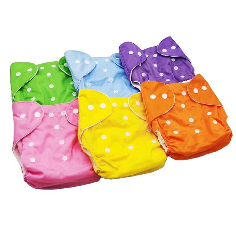 Reusable Washable Newborn Baby Insert Soft Nappy Diaper Cover Pocket 5 Colors 