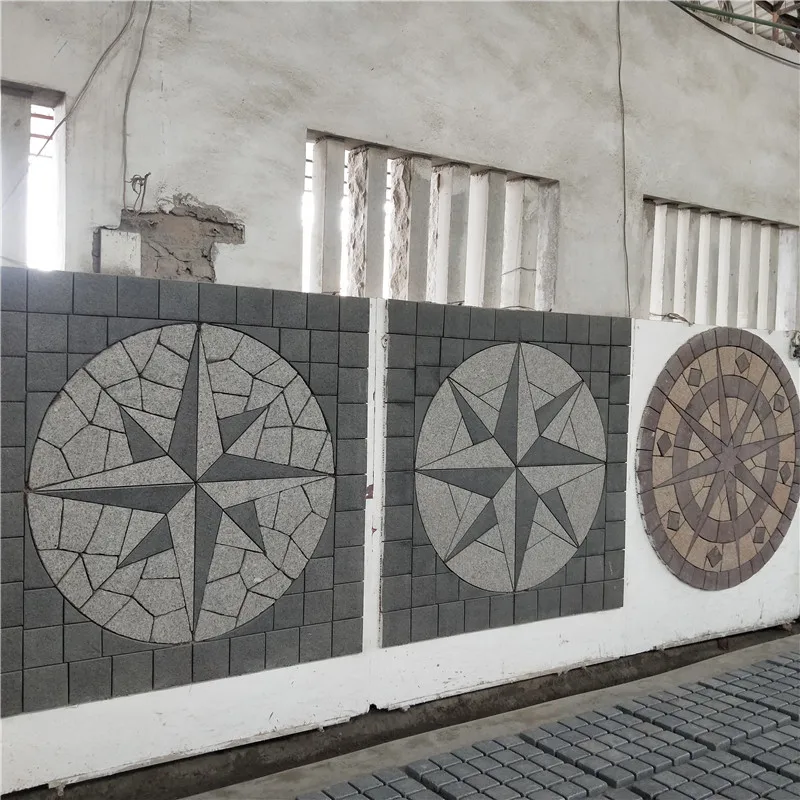 product outdoor ground flooring decoration red and yellow granite pattern natural paving stone landscape stone-4