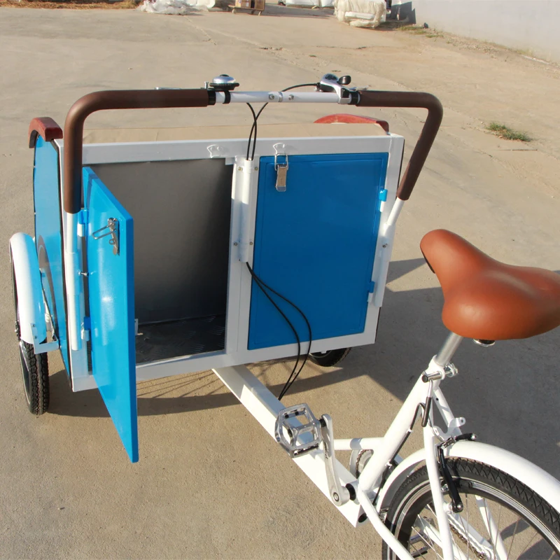Factory Direct Sale Europe Style Three Wheel Cargo Bike Taxi Cycle Rickshaws for Sale Electric Pedicab for Passengers
