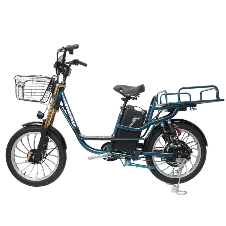 Minmax 500w 48v Full Suspension Cargo Bike Electric Ebike 2023 Ecargo