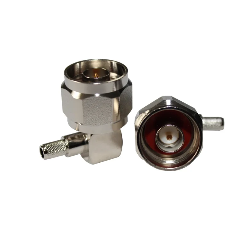 Hot Style N-C-JW3 Factory Supply Connector Angle Male N Connector Crimp RG58 RG142 Cable