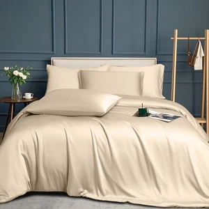 100% Original Bamboo Bedsheets Bedding Sheets of Set Duvet Cover 4pcs 100% Bamboo Bedding Sheet Set