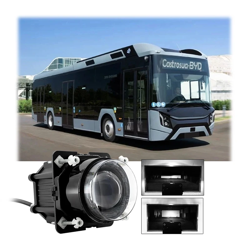 E-mark ECE Certification 3.5 Inch Led Headlight 45W 90MM Led Bus Headlamp with High Low Beam for Bus Tractor