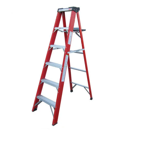 fiberglass step ladder with small tool tray - buy pilot ladder