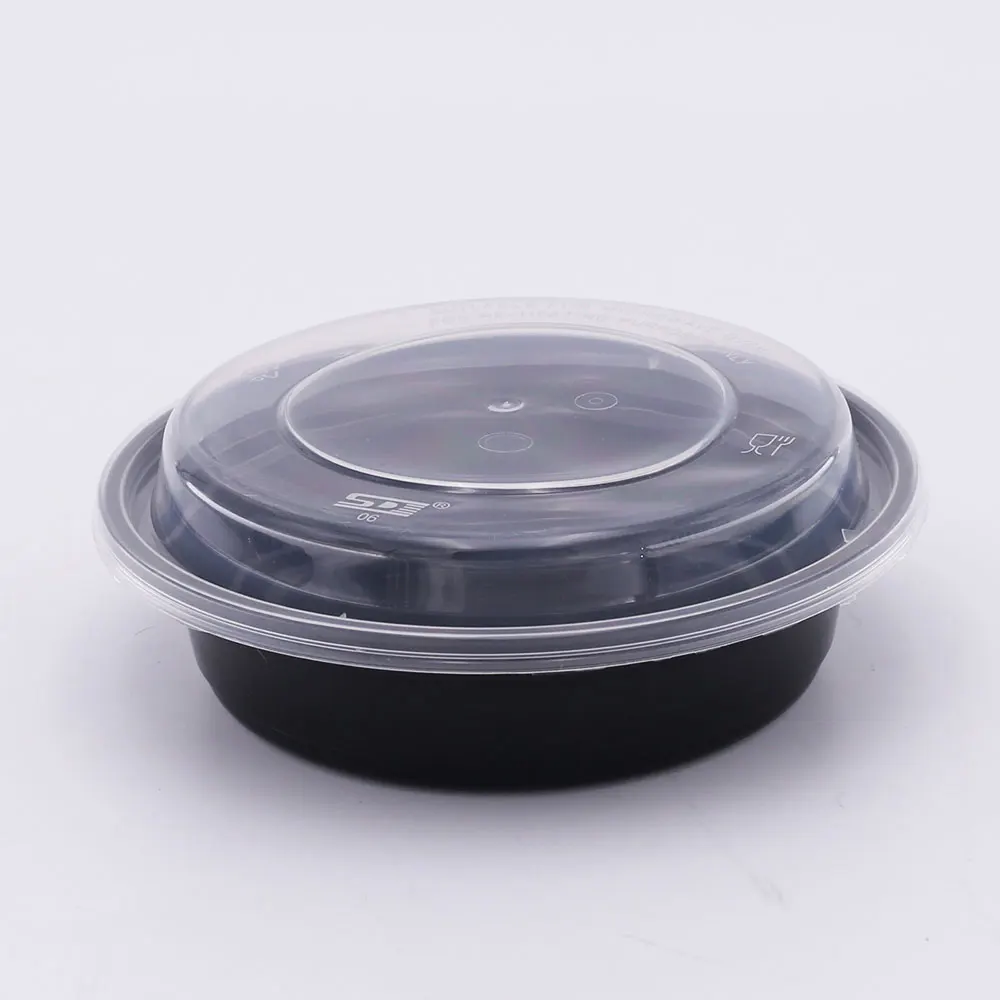 Disposable Plastic Food Container Freshware Meal Prep Containers Round  Microwavable Take out Container, Lunch Meal Box, Disposable Food Packaging  Container - China Food Packaging and Customize Container price