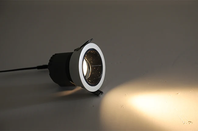 Светодиодный утопленный светильник Tuya Zigbee Triac, антибликовый COB Точечный светильник, 0-10 В, 7W10W20W30W35W40W