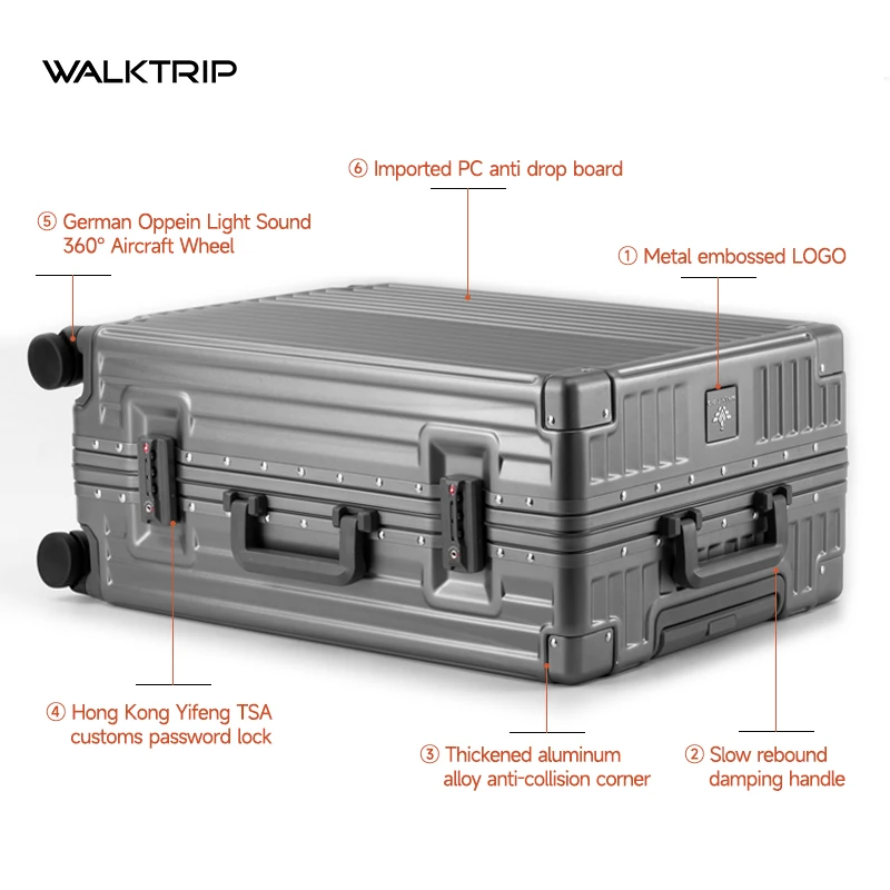 High Quality Cheap Multi-Functional Travel Suitcase With Aluminum Frame and Tsa Lock Security 2 High Quality Cheap Multi-Functional Travel Suitcase With Aluminum Frame and Tsa Lock Security - Image 2