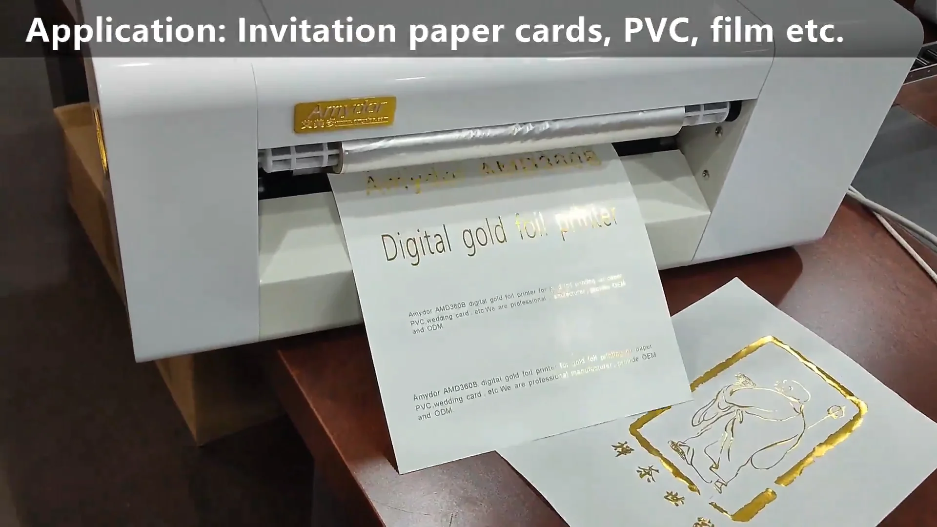 Amydor 360b Gold Foil Printer Digital Hot Foil Stamping Machine Buy Foil Printerdigital Gold