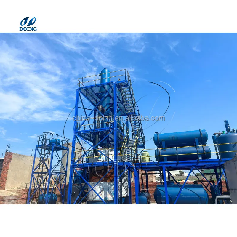 Upgraded Waste Oil Recycling Technology Transformer Oil Purification Plant to diesel Machine