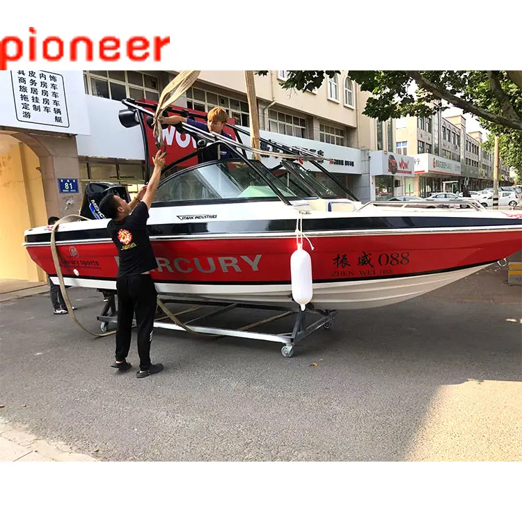 Kapal Pesiar Mewah 50 Kaki dari Produsen Cina, Kapasitas Maksimum 12 Orang, Mesin Tempel, Lambung Fiberglass