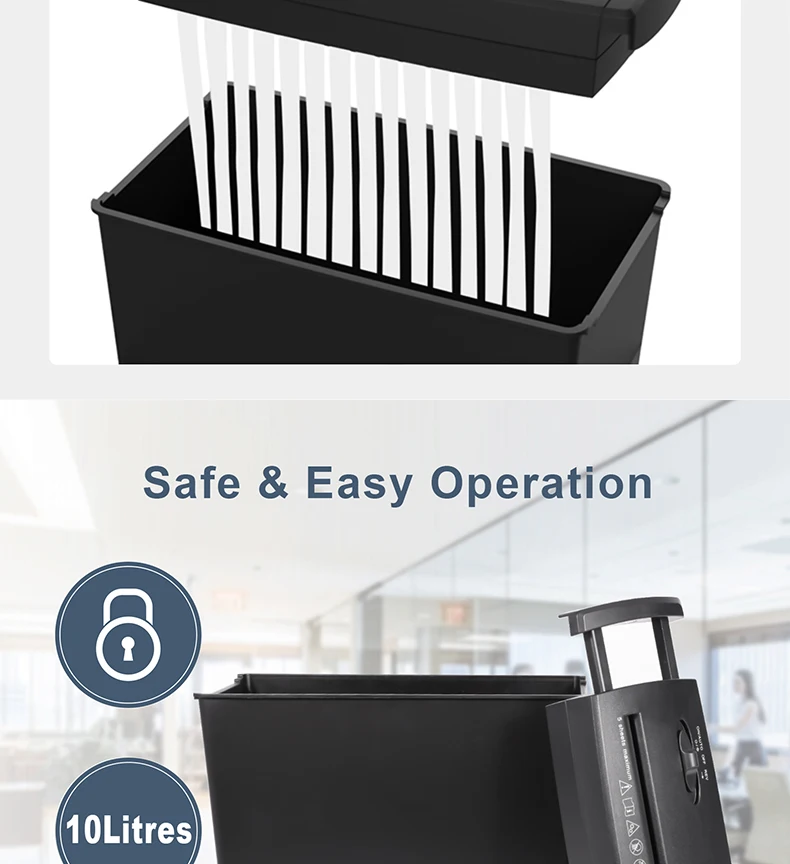 S606 головка легко взять небольшой тип режущая полоска 5 листов A4 измельчитель для домашнего использования 10 л бумаги компания