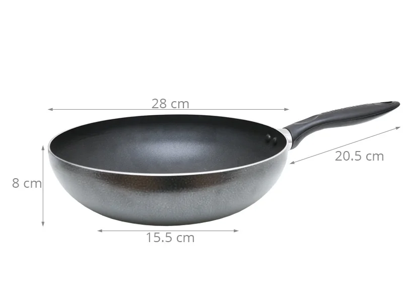 Лучшая цена высококачественный алюминиевый антипригарный ВОК из Вьетнама каменное покрытие