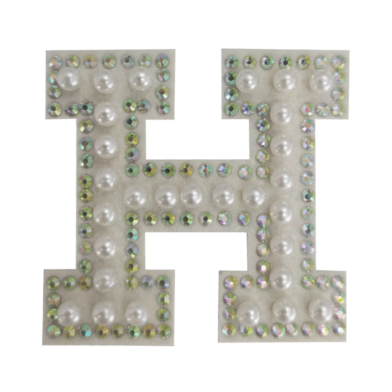 100% Custom Embroidered Chenille Patches Rhinestone Heart Flower Shape Badges Iron-On Sew Clothing for Hat 1-3 Day Sample Time - Image 2