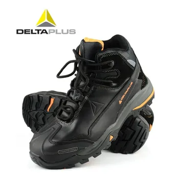Delta Plus Sicherheitsschuhe S3 HRO HI SRC - Höheschuhe Aus Narbenleder, Größe 41