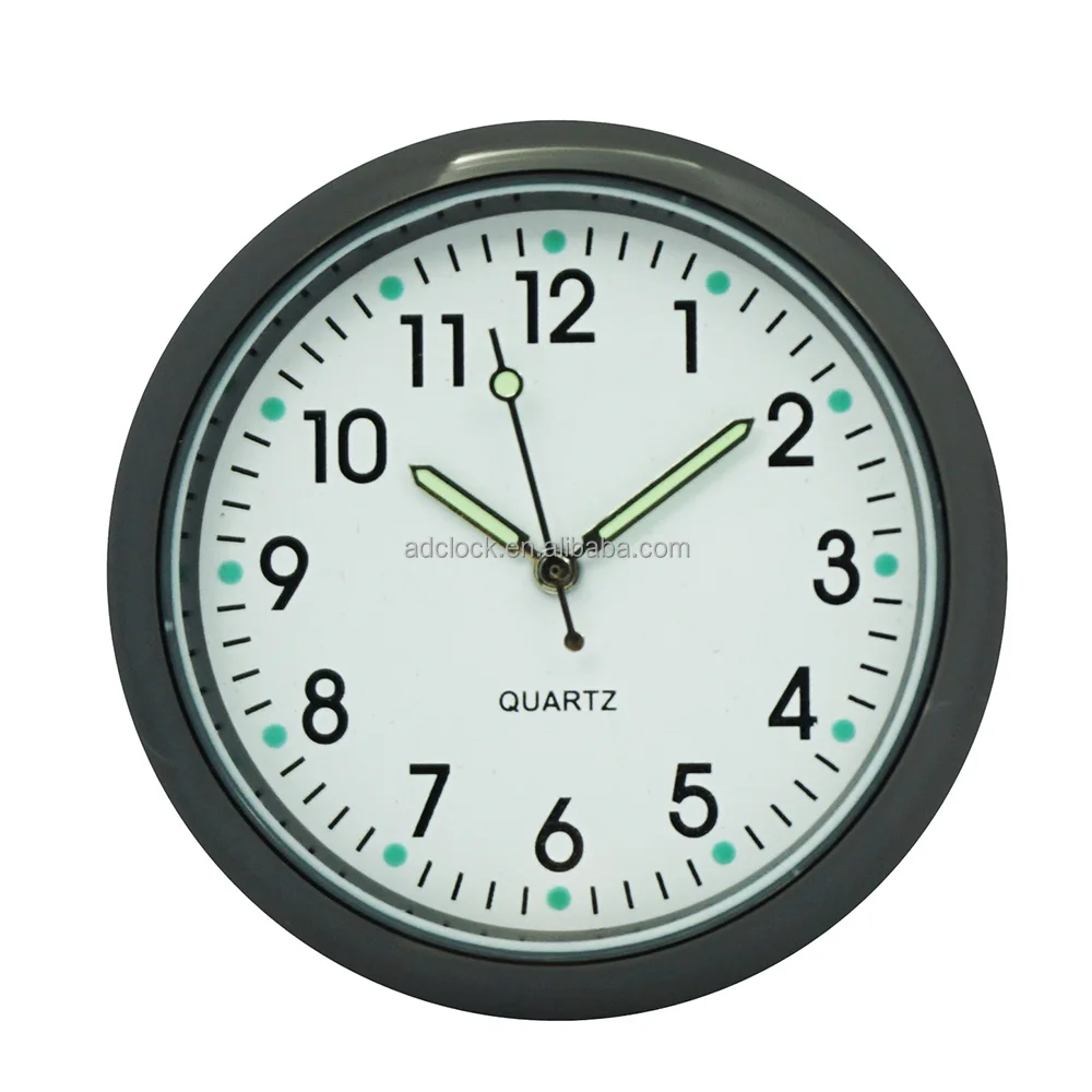 Car Quartz Clock Insert Luminous Mini Automotive Decor Digital Watch