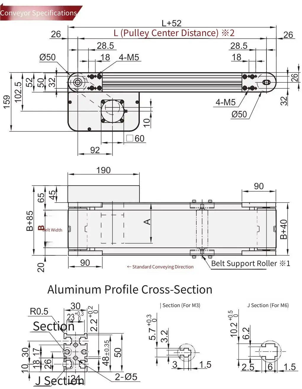 Custom-Made Automated Machinery 3D Model Design Professional Small Conveyor Belt Flat Belt for Heat Sink Application manufacture