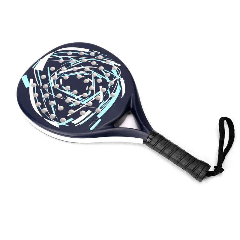 High Quality Custom Logo Padel Rackets Carbon Fiber Padel Racquets With EVA Grip for Outdoor Sports factory